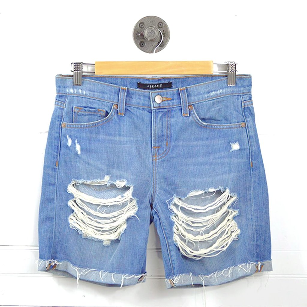 J Brand Euphoria Distressed Shorts 13537